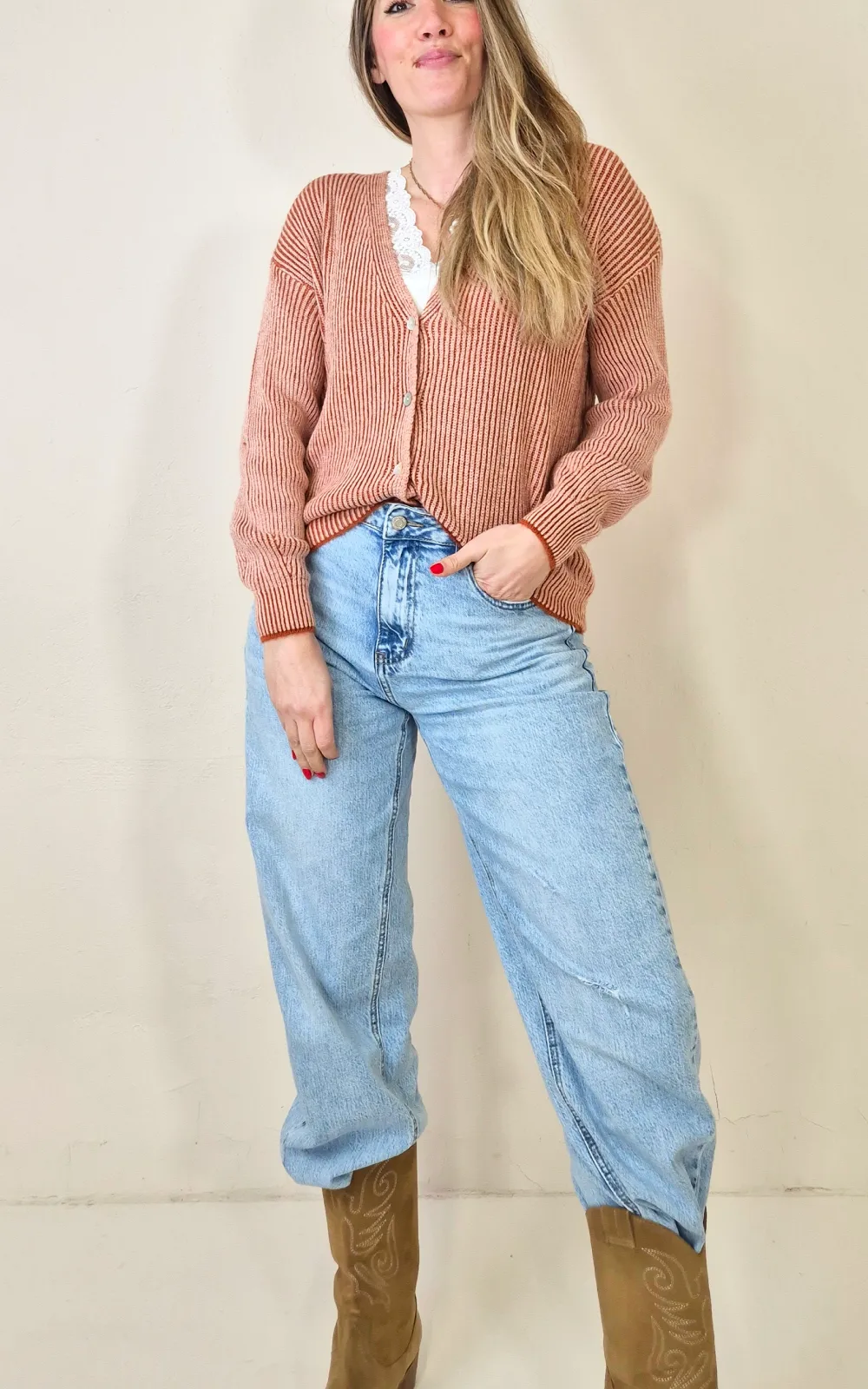 Chaqueta teja - Imagen 5