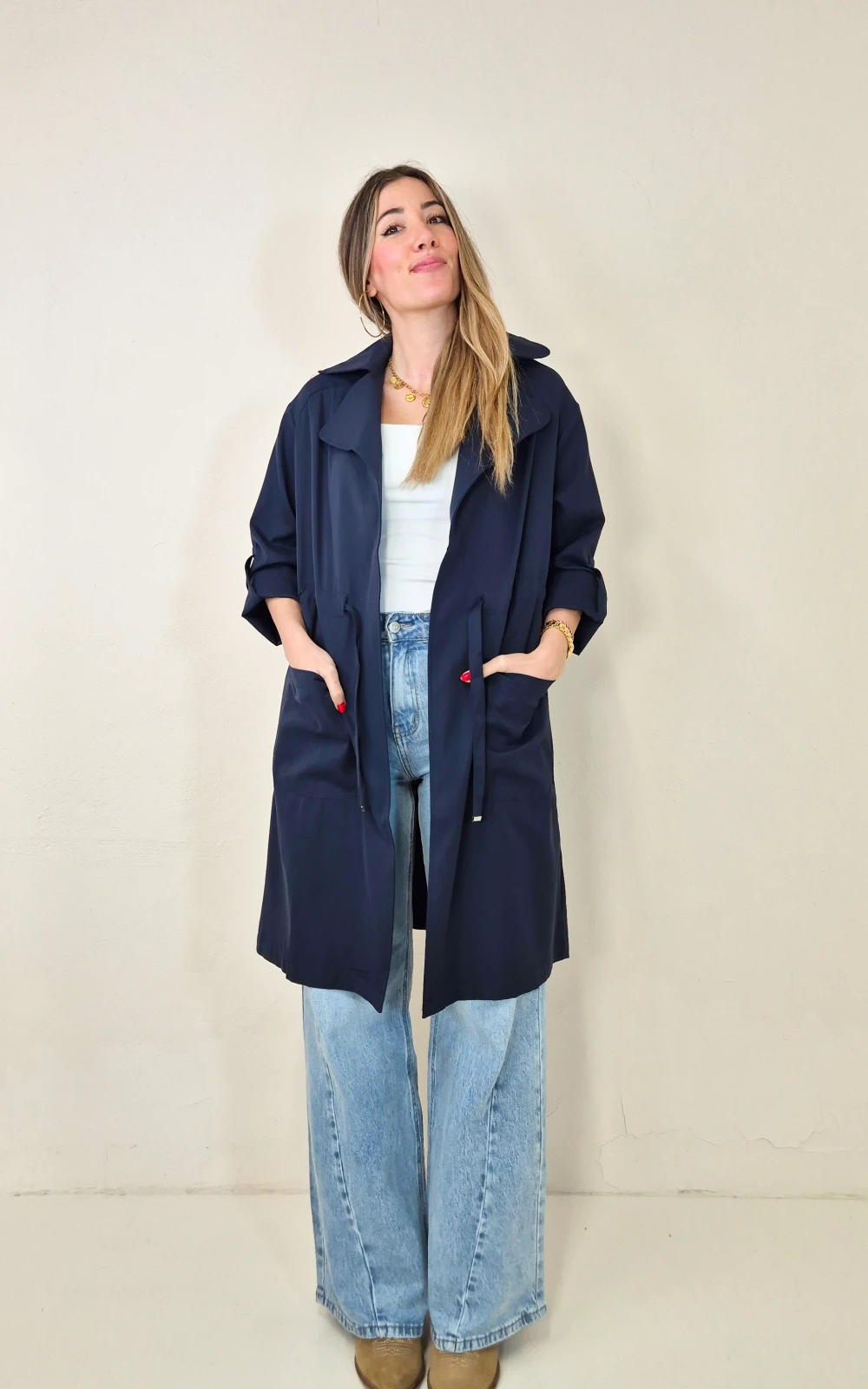 Parka azul