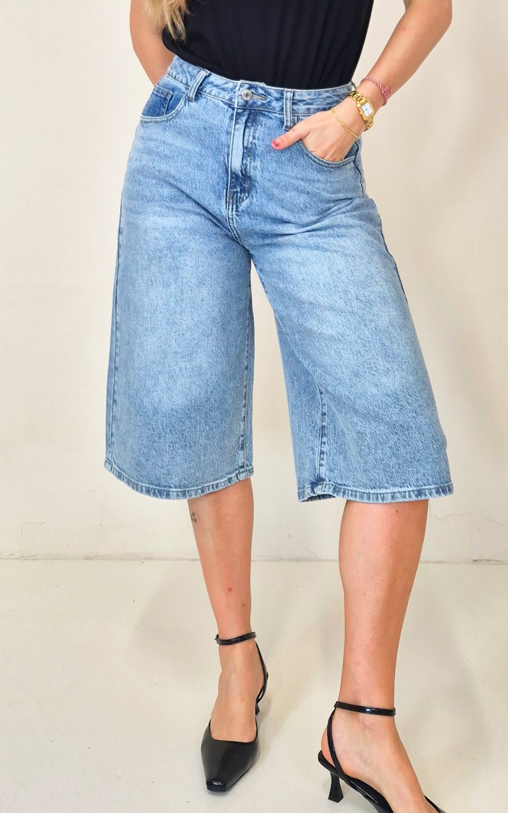 BERMUDA DENIM MUJER
