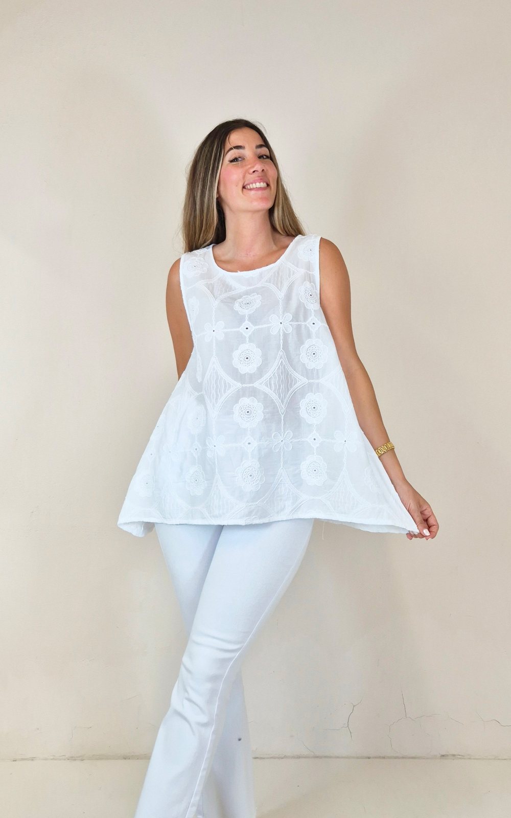 Blusa evasé