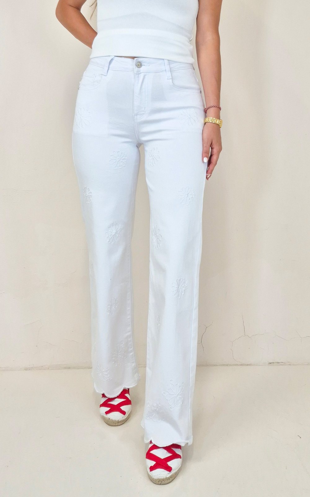 Wide leg flores