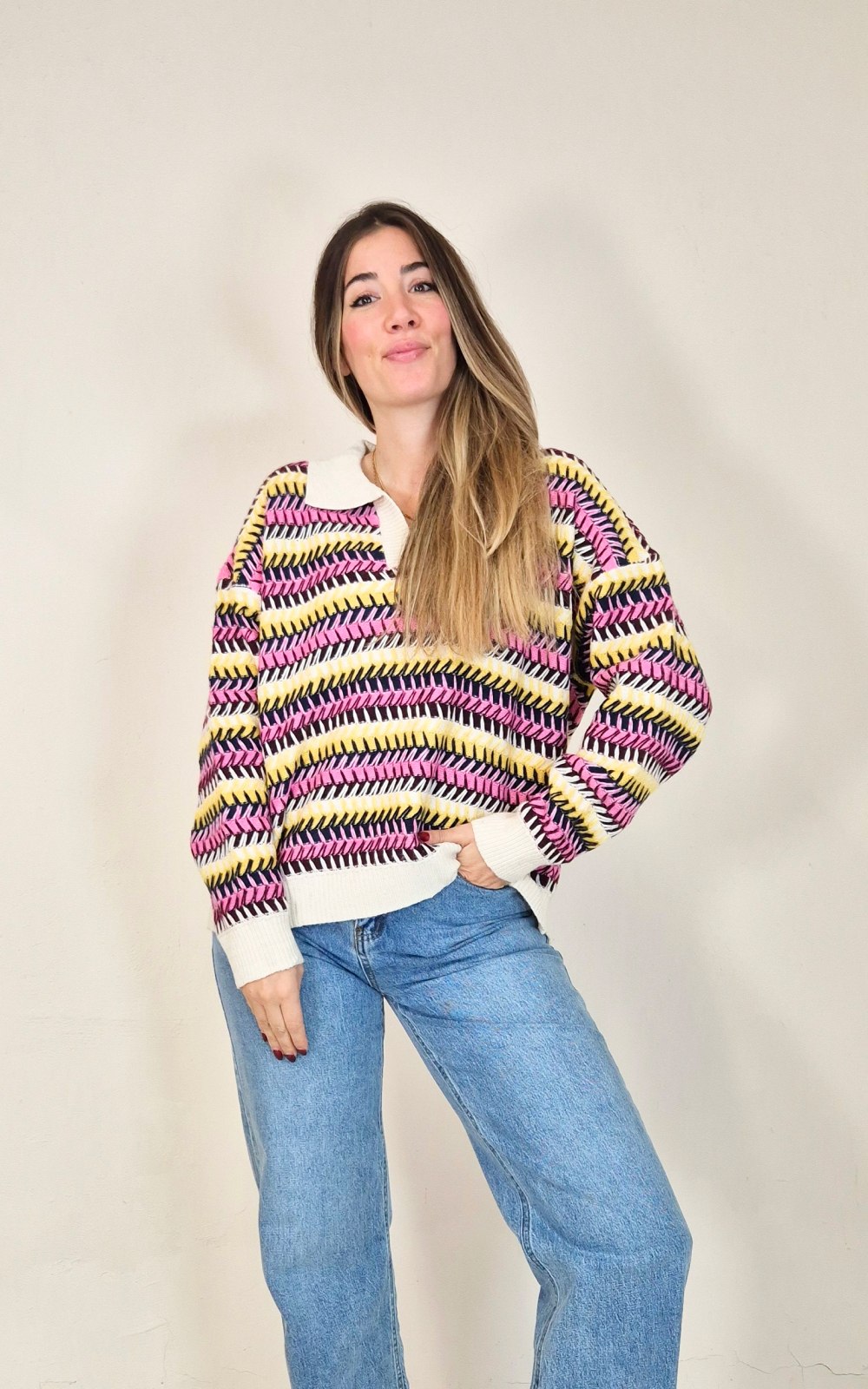 Chaqueta Zig Zag